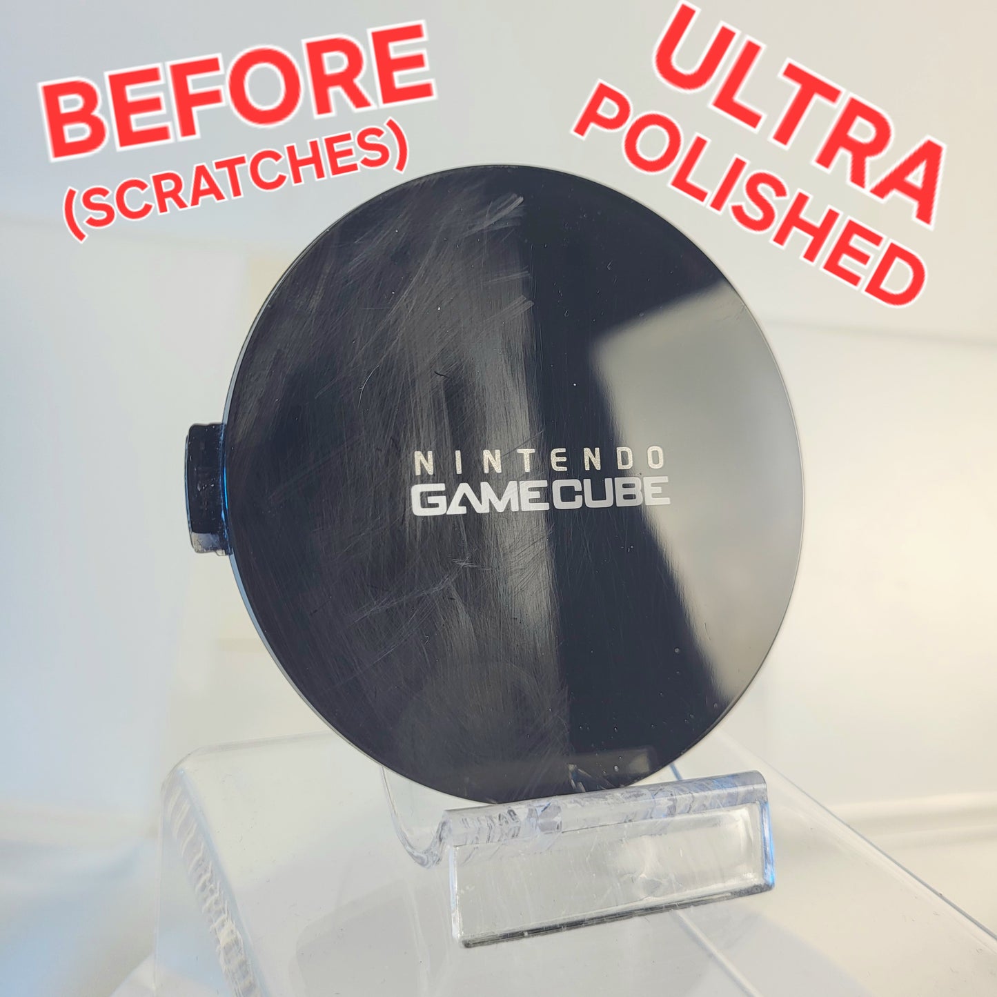 Polished Replacement Nintendo GameCube Jewel